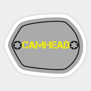 Camhead Yellow Sticker